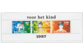 Nederlandse Antillen NVPH 878 Postfris Blok Kinderzegels 1987