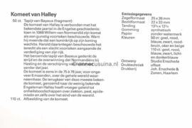 Republiek Suriname Zonnebloem Presentatiemapje PTT nr 23 Postfris Postzegelmapje Het verschijnen van de komeet van Halley 1986