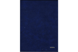 Gebruikt / Nette Staat Blauw met goud Patento 333 logo Importa Patento 333 Mini Insteekboek 16 Witte Bladzijden (8 bladen)/ 7 Pergamijn Stroken / Pergamijn tussenbladen​