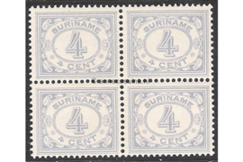 NVPH 76 Postfris (4 cent) (Blokje van vier) Cijfer 1913-1931