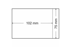 Lindner Pergamijn enveloppe 45 x 60 mm + 20 mm klep (Lindner 700) Per 100 stuks