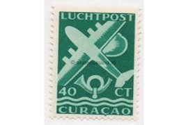 Curaçao NVPH LP77 Ongebruikt (40 cent) Vliegtuig 1947