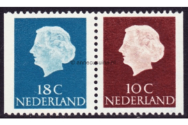 Nederland NVPH C19 Postfris links en rechts ongetand (18+10)