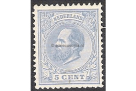 Nederland NVPH 19 Gestempeld (5 cent) Koning Willem III 1872-1888