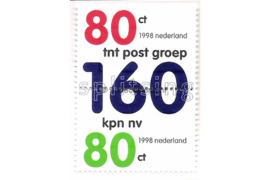 Nederland NVPH 1768-1769a (Paar/Samenhangend) Postfris Splitsing KPN 1998