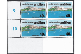 Nederlandse Antillen NVPH 520 Postfris (40 cent) (Blokje van vier) HOEKSTUK Bevordering toerisme 1976