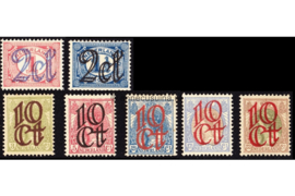 Nederland NVPH 114-120 Ongebruikt Opruimingsuitgifte 1923