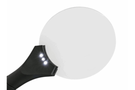 Hagelnieuw & Afgeprijsd! Lindner Randloze loep met LED verlichting 3x/4,5x excl. batterijen (Lindner S7130)