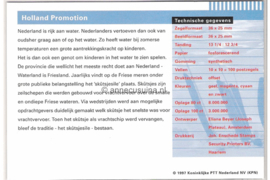 Nederland NVPH M174 (PZM174) Postfris Postzegelmapje Nederland Waterland 1997