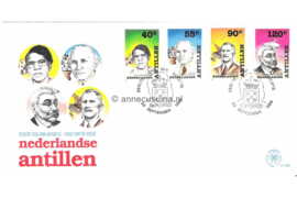 Nederlandse Antillen NVPH E212 Onbeschreven 1e Dag-enveloppe Beroemde Antilliaanse personen 1989