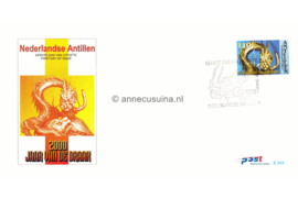 Nederlandse Antillen NVPH E313 Onbeschreven 1e Dag-enveloppe Chinees Nieuwjaar 2000