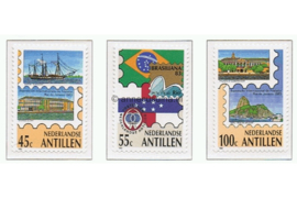 Nederlandse Antillen NVPH 743-745 Postfris Brasiliana '83 1983