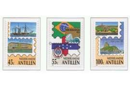 Nederlandse Antillen NVPH 743-745 Postfris Brasiliana '83 1983