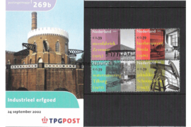 Nederland NVPH M269a+b (PZM269a+b) Postfris Postzegelmapje Industrieel erfgoed 2002