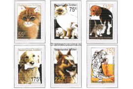 Nederlandse Antillen NVPH 1341-1346 Postfris Katten en Honden 2001