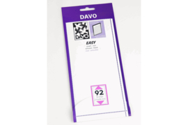 Hagelnieuw & Afgeprijsd! DAVO Easy stroken zwart Z92 (215 x 96) 10 stuks