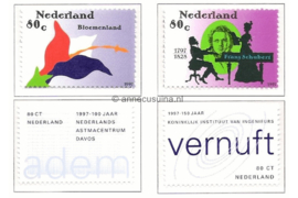 Nederland NVPH 1729-1732 Postfris Vier Herdenkingen 1997