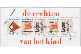 Nederland NVPH 1438 Postfris Blok Kinderzegels 1989