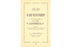 Nederland Gids voor de postzegeltentoonstelling ter gelegenheid van het 50-jarig bestaan van de Utrechtse Philatelisten Vereeniging 1956 met NVPH 676 en 677 Gestempeld