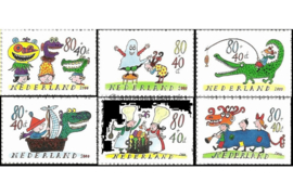 Nederland NVPH 1930a-1930f Gestempeld (Zegels afkomstig uit blok) Kinderzegels 2000