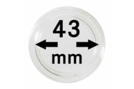 Hagelnieuw & Afgeprijsd! Lindner Muntcapsules 43 mm Per 9 Stuks (Lindner 2250043P9)
