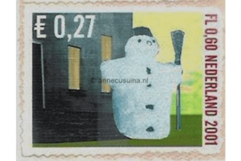 Nederland NVPH 2030 Gestempeld (0,27 euro/60 cent) Decemberzegels in dubbele waarde 2001