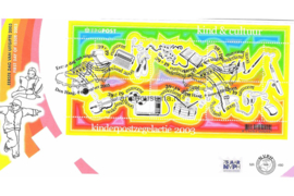 Nederland NVPH E490 Onbeschreven 1e Dag-enveloppe Blok Kinderzegels 2003