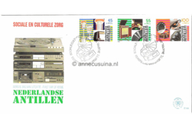 Nederlandse Antillen (Postdienst) NVPH E166 (E166PO) Onbeschreven 1e Dag-enveloppe Cultuur 1984