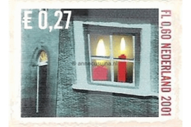 Nederland NVPH 2027 Gestempeld (0,27 euro/60 cent) Decemberzegels in dubbele waarde 2001