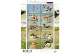 Nederland NVPH V3401-3410 Postfris Velletje Griend: vogels van het wad 2016
