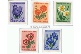 Nederland NVPH 602-606 Ongebruikt Zomerzegels 1953