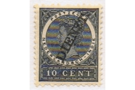 NVPH D17  Gestempeld (10 cent) Frankeerzegels der uitgifte 1883 en 1902-1909 overdrukt in zwart