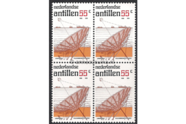 Nederlandse Antillen NVPH 595 Postfris (55 cent) (Blokje van vier) 70 jaar Landsradio 1978
