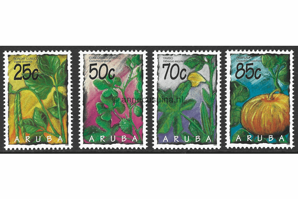 Aruba NVPH 160-163 Postfris Arubaanse groeten 1995