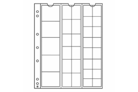 Leuchtturm Muntbladen/etuis Numis Mix (PER 5 STUKS)  (Leuchtturm/Lighthouse 323010)