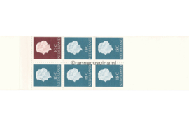 Nederland NVPH PB 3 Postfris Postzegelboekje 1 x 10ct Juliana + 5 x 18ct Juliana 1965
