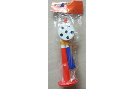 Oranje/Rood/Wit/Blauw 2-Tonen Voetbal toeter