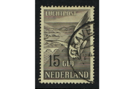EXCLUSIEF! Nederland NVPH LP12 Gestempeld FOTOLEVERING (15 Gulden) Zeemeeuw 1951