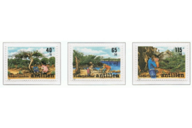 Nederlandse Antillen NVPH 922-924 Gestempeld Kinderzegels, kind en natuur 1989