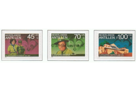 Nederlandse Antillen NVPH 691-693 Postfris Cultuur, 50 jaar Antilliaanse Padvindersvereniging 1981
