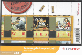 Nederland NVPH M333 (PZM333) Postfris Postzegelmapje Blok Zomerzegels (2418) 2006