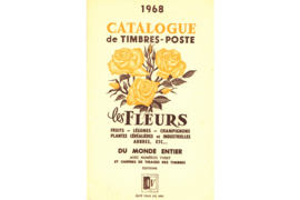Gebruikt Postzegelcatalogus Thema Bloemen Catalogue de timbres-poste les Fleurs 1968