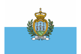 Hagelnieuw & Afgeprijsd! LAATSTE EXEMPLAAR! Velletje met vlaggen San Marino 72 stuks