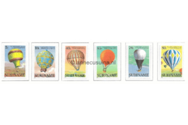 Republiek Suriname Zonnebloem 368-373 Postfris 200 jaar bemande ballonvaart 1983