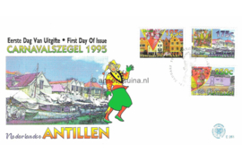 Nederlandse Antillen NVPH E261 Onbeschreven 1e Dag-enveloppe Carnaval 1995