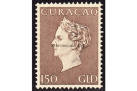 Curaçao NVPH 195 Postfris Koningin Wilhelmina Hartz 1948