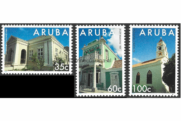 Aruba NVPH 151-153 Postfris Monumenten 1995