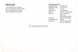 Republiek Suriname Zonnebloem Presentatiemapje PTT nr 22 Postfris Postzegelmapje Voor het Wereldnatuurfonds met afbeeldingen van orchideeën 1986