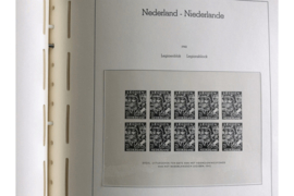 2e Hands/Schitterende staat! LEUCHTTURM Nederland Album 1852-1969 incl. Back of the Book in Perfect DP Draaistiftband met Landaanduiding + CASSETTE