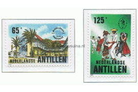 Nederlandse Antillen NVPH 985-986 Postfris Gecombineerde uitgifte 1991